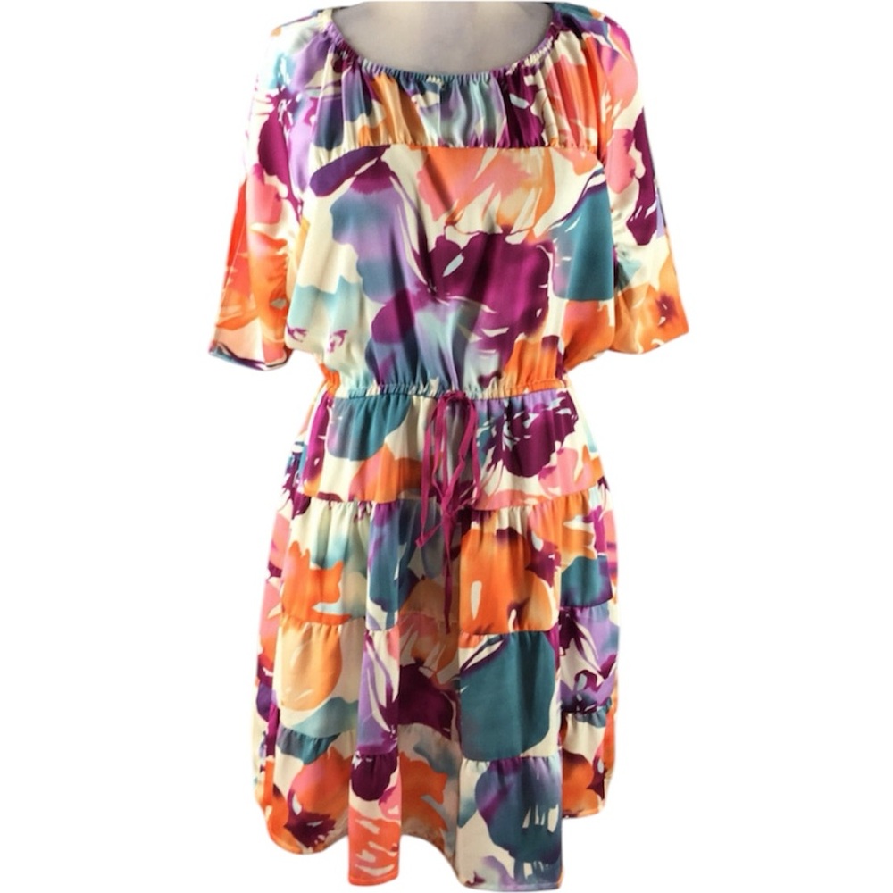 Ann Taylor LOFT Tropical Floral Dress SP